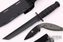 1245 Tanto Fighting Knife And 1483 TDI Law Enforcement Knife