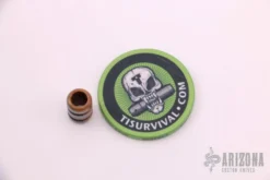 Copper Colored Titanium Two Grooved Bead