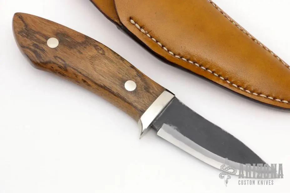 Sheath Knife - Bocote Handle By Moriya 4 Sheath Knife - Bocote Handle By Moriya - Image 2