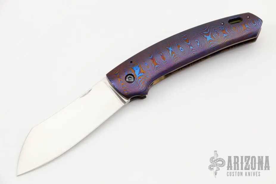 Haddock Framelock - Full Timascus 3 Haddock Framelock - Full Timascus