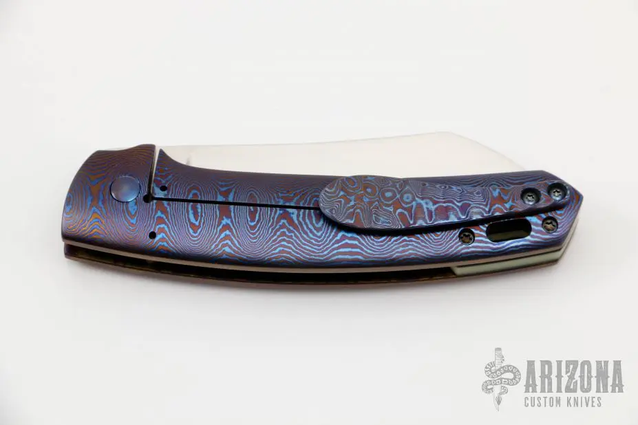 Haddock Framelock - Full Timascus 5 Haddock Framelock - Full Timascus - Image 3