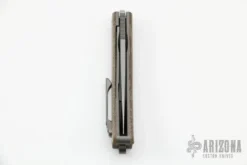 Silver Line Beer Buster Jr. Front Flipper - Green Micarta/Satin M390 -Knife Promotional Store 1654621053 1199