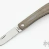 Silver Line Beer Buster Jr. Front Flipper - Green Micarta/Satin M390