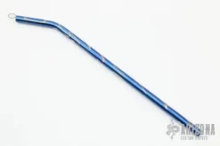 Ti Drinking Straw - 10" Bent Blue