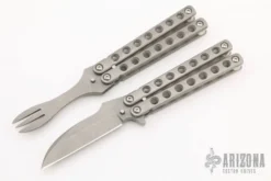 Balisong Fork And Knife Set #098 And #099