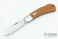 Jigged Paper Micarta Lockback