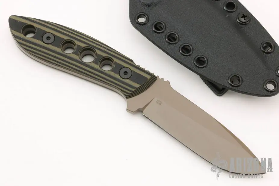 K9 Model 6 - Green/Black G-10 FDE Cerakote 4 K9 Model 6 - Green/Black G-10 FDE Cerakote - Image 2