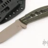 K9 Model 6 - Green/Black G-10 FDE Cerakote