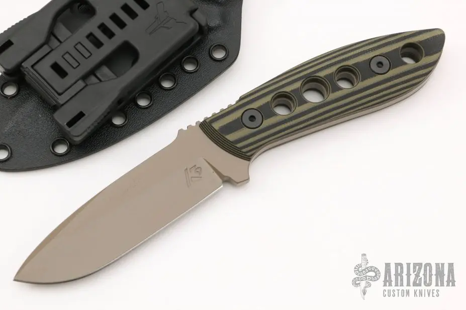 K9 Model 6 - Green/Black G-10 FDE Cerakote 3 K9 Model 6 - Green/Black G-10 FDE Cerakote