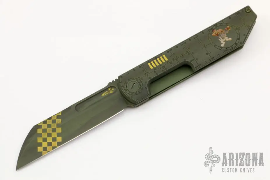 Revenge "Fukushu" Mid-Size EDC Front Flipper-Taz Graphic 3 Revenge "Fukushu" Mid-Size EDC Front Flipper-Taz Graphic