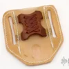 Pancake Rawhide & Leather Belt Sheath