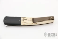 Swayfront Persian Flipper - Damasteel Zirconium And Mammoth Ivory -Knife Promotional Store 1662660655 9157