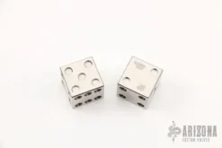Titanium Dice (Pair) "UNDEAD DICE"
