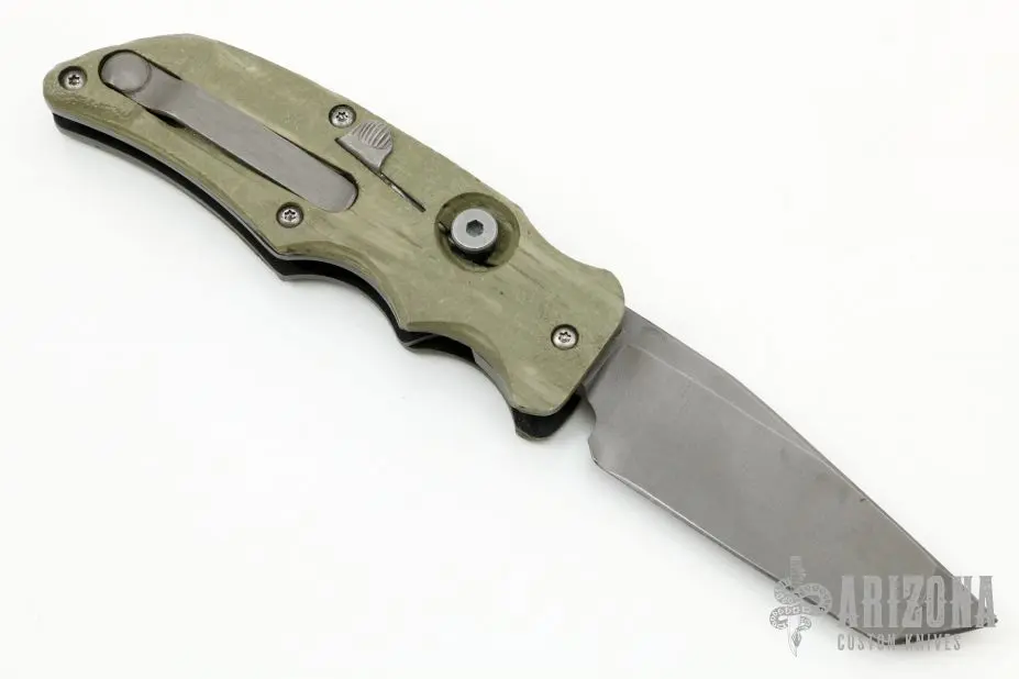 Push Button Blade Assist Folder W/ Valois Flush Mount Pocket Clip 4 Push Button Blade Assist Folder W/ Valois Flush Mount Pocket Clip - Image 2