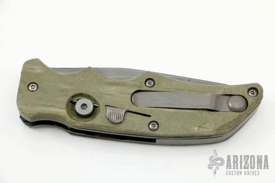 Push Button Blade Assist Folder W/ Valois Flush Mount Pocket Clip 5 Push Button Blade Assist Folder W/ Valois Flush Mount Pocket Clip - Image 3