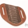 Leather Holster Sheath - Brown Leather And Ostrich Leg Skin -Knife Promotional Store 1665509810 3120