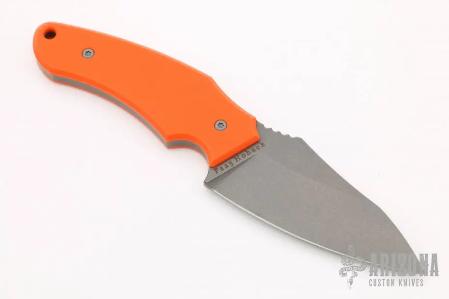 Shepherd Fixed Blade - Orange G10 W/ Stonewash Finish 3 Shepherd Fixed Blade - Orange G10 W/ Stonewash Finish