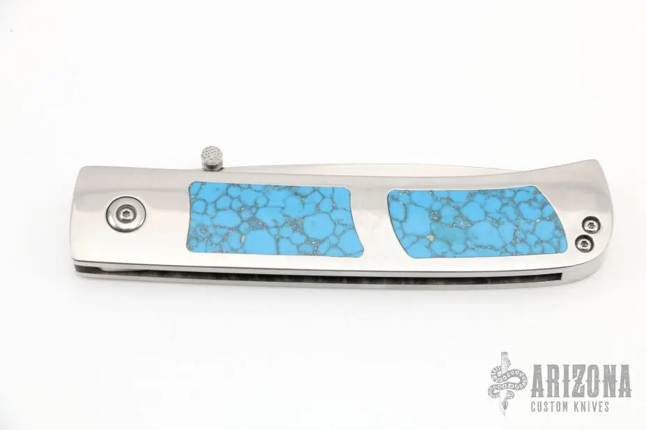 Gents Interframe Linerlock-Turquoise 6 Gents Interframe Linerlock-Turquoise - Image 4