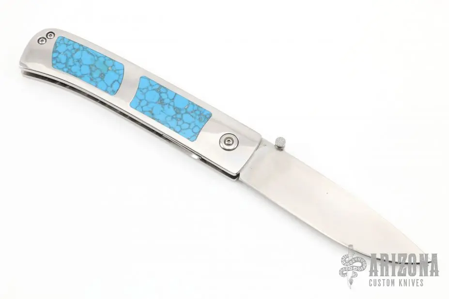 Gents Interframe Linerlock-Turquoise 4 Gents Interframe Linerlock-Turquoise - Image 2