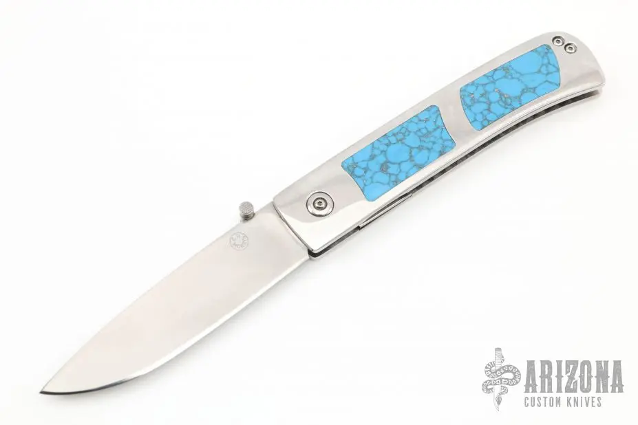 Gents Interframe Linerlock-Turquoise 3 Gents Interframe Linerlock-Turquoise