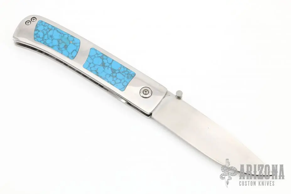 Gents Interframe Linerlock-Turquoise 5 Gents Interframe Linerlock-Turquoise - Image 3