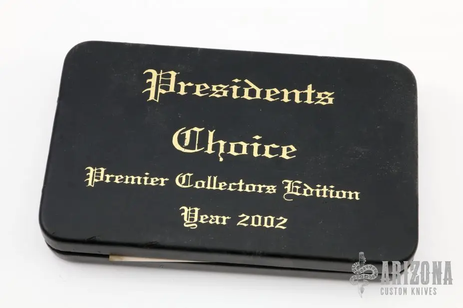 Presidents Choice Wildcatter Knife - Buffalo Horn And MOP #37/400 7 Presidents Choice Wildcatter Knife - Buffalo Horn And MOP #37/400 - Image 5