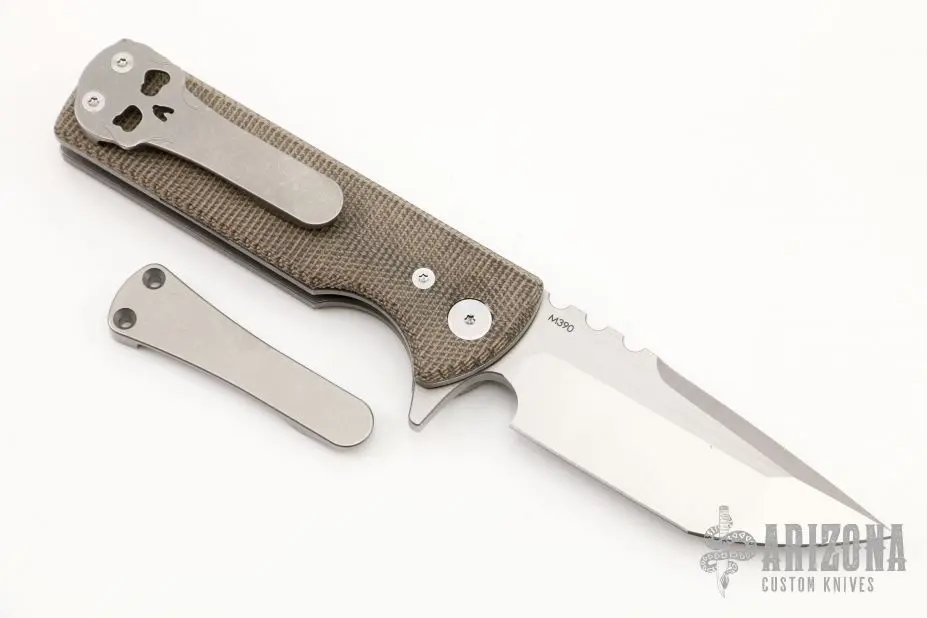 T.A.K. Green Canvas Micarta Scales- Tanto 4 T.A.K. Green Canvas Micarta Scales- Tanto - Image 2