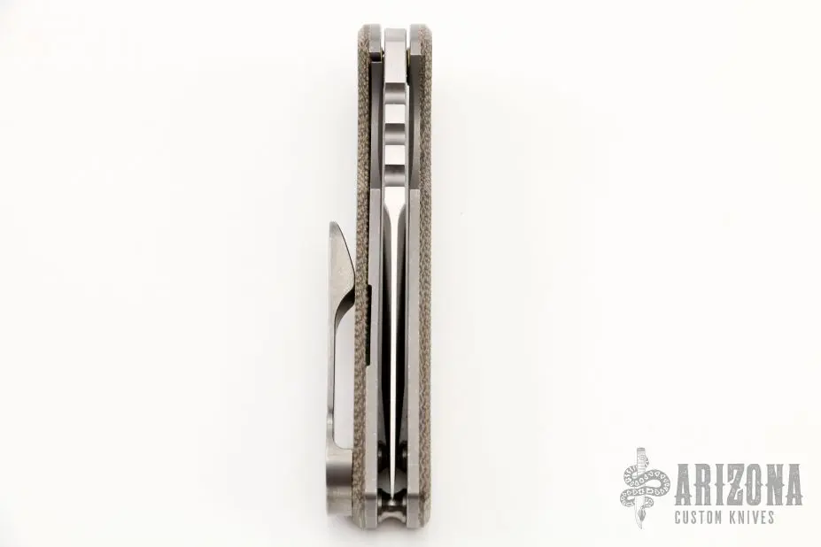 T.A.K. Green Canvas Micarta Scales- Tanto 6 T.A.K. Green Canvas Micarta Scales- Tanto - Image 4