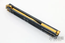 Basilisk Elite Balisong - Titanium - Gold/Black -Knife Promotional Store 1667488192 0433