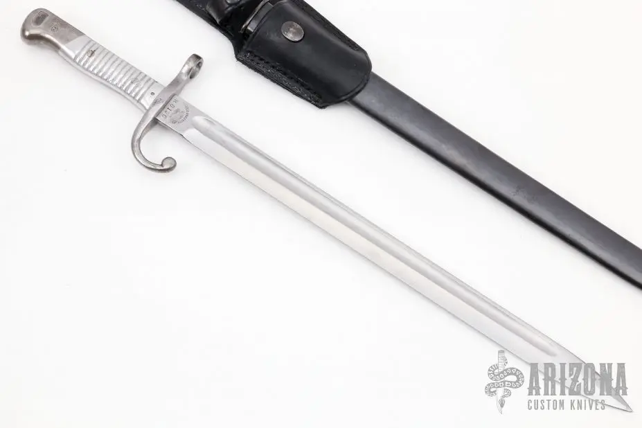 Original German Manufactured Argentine Mauser Model 1891 Bayonet 4 Original German Manufactured Argentine Mauser Model 1891 Bayonet - Image 2