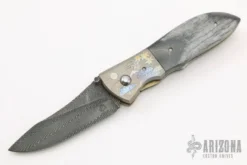 Engraved Mt Fuji Linerlock