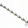 Sterling Silver Skull Bracelet