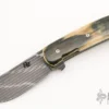 Bartlow Skinner Flipper - Damascus And Mammoth Ivory