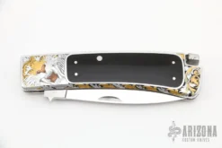 Tail Lock - Engraved W/ Ebony 12 Tail Lock - Engraved W/ Ebony -Knife Promotional Store 1670609983 0079