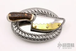Stainless Steel And Knife Belt Buckle