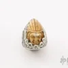 Sterling Silver And Bone Head Ring - Indian Motorcyle-Size 11.5 -Knife Promotional Store 1671195876 1705