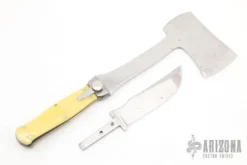 Rare Vintage KaBar Knife Hatchet Set And Leather Sheath - Interchangable Blade -Knife Promotional Store 1671210005 7970