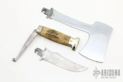 Rare Vintage Case Knife Hatchet Set And Leather Sheath - Interchangable Blade -Knife Promotional Store 1671741376 2260