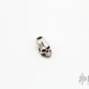 Sterling Skull Bead