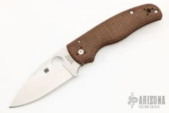 C229BMBNP Spyderco Shaman Burlap S90V