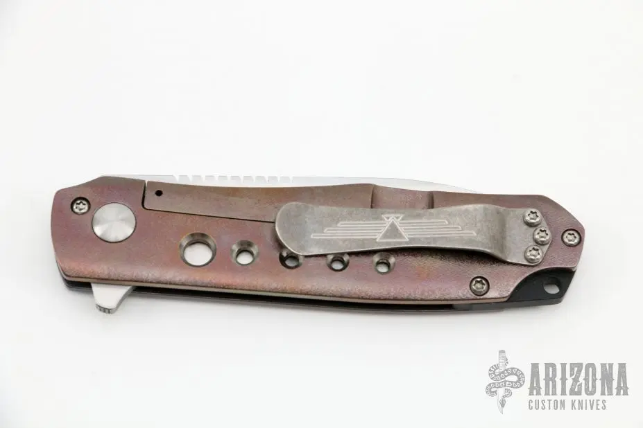 Flare Flipper - Timascus 5 Flare Flipper - Timascus - Image 3