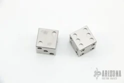 Titanium Dice (Pair) "UNDEAD DICE"