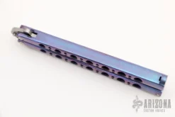 Model 42A Balisong - Anodized Titanium -Knife Promotional Store 1673369200 3042