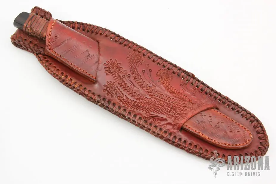 Large Damascus Camp Knife 5 Large Damascus Camp Knife - Image 3