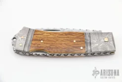 Damascus And Mammoth Ivory Lockback -Knife Promotional Store 1674163129 4913