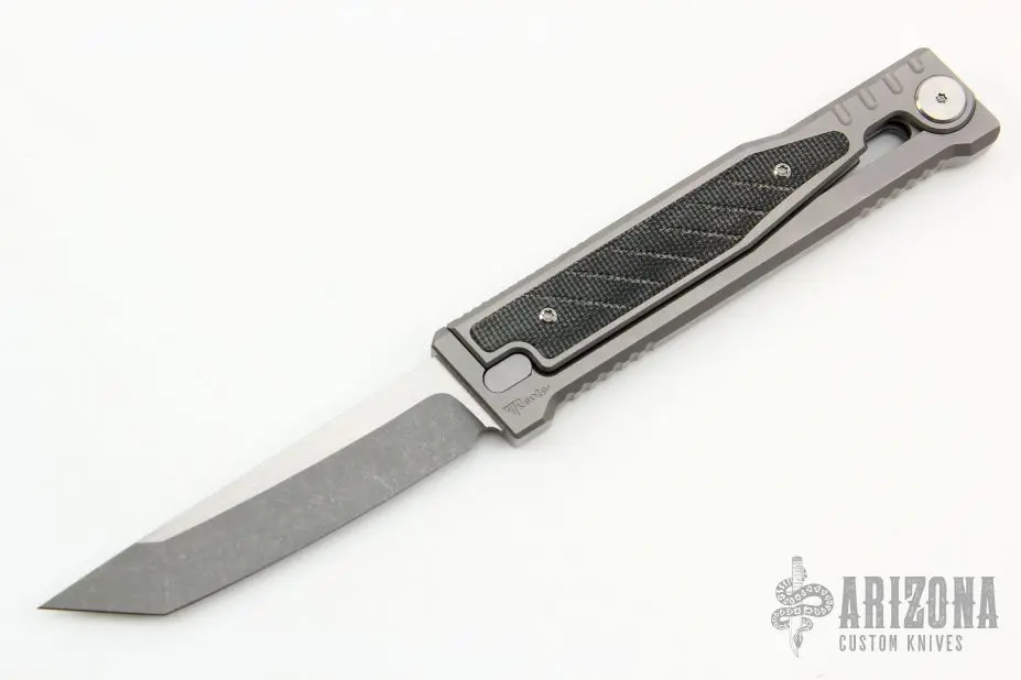 EXO Tanto Gravity Knife - Black Micarta 3 EXO Tanto Gravity Knife - Black Micarta