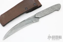 Integral Damascus Knife