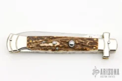 9" Maltese Cross Stiletto - Stag -Knife Promotional Store 1676305027 1694