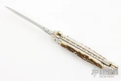 9" Maltese Cross Stiletto - Stag -Knife Promotional Store 1676305027 4423