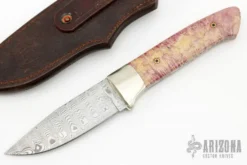 Damascus Drop Point Hunter
